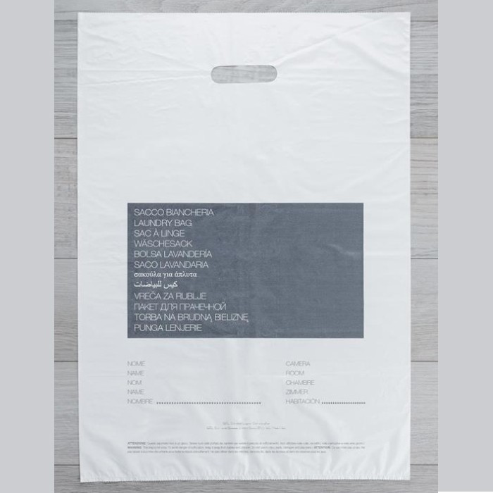 SACCHETTO BIANCHERIA NEUTRO 40X60 PZ.1000