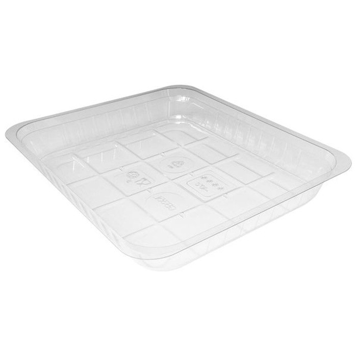 VASCHETTA TERMOSALDABILE APET TRASP. ML.2250 (230x190x65h) (ct.2) PZ.200