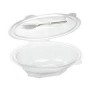 VASCHETTA INSALATA CON COPERCHIO + FORCHETTA ML. 375 8/50 PZ. 50