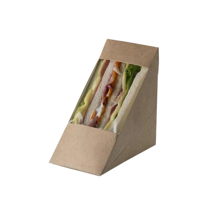 SCATOLA SANDWICH/TRAMEZZINO AVANA CM.12,3x7,2x12.3H PZ.100