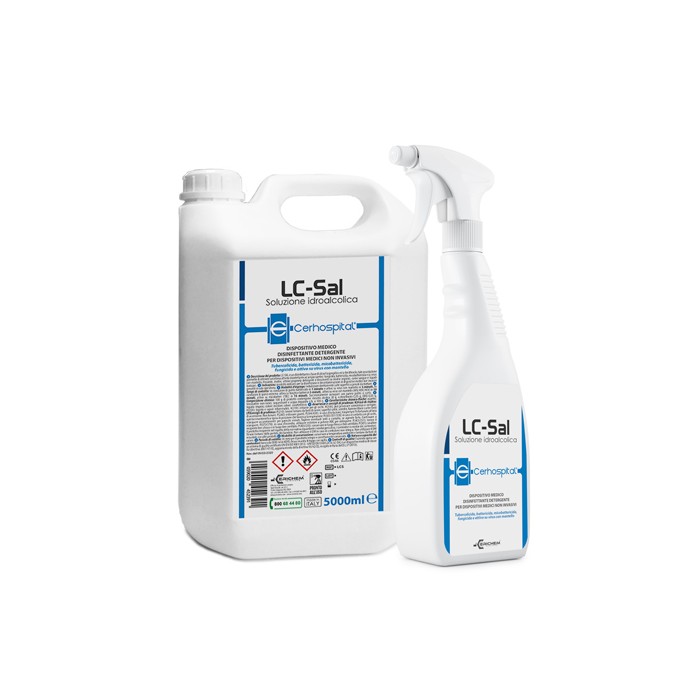 LC-SAL disinfettante alcolico DPI virucida-fungicida-battericida ML.750
