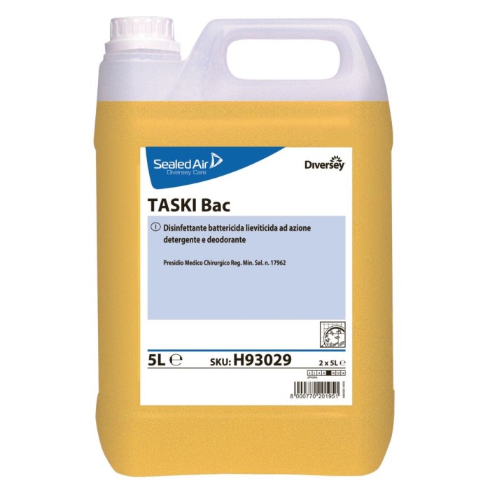 TASKI BAC LAVAPAVIMENTI DISINFETTANTE P.M.C. (ct.2) LT.5