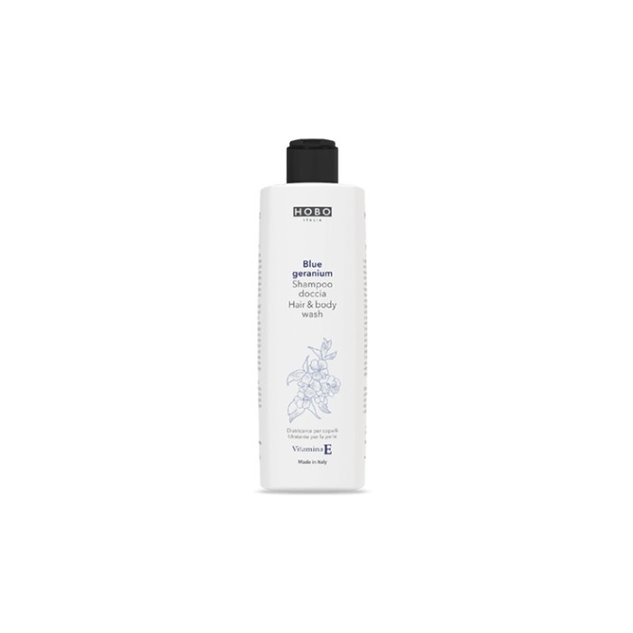 FLACONE DOCCIA SHAMPOO "BLUE GERANIUM" (x staffe hobo) (ct.20) ML.250