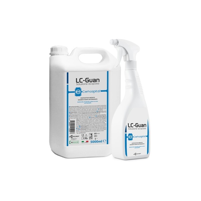 LC-GUAN disinfettante spray DPI virucida-fungicida e battericida ML.750