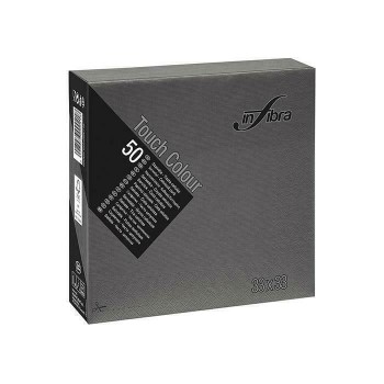 TOVAGLIOLO 33x33 NERO 2V INFIBRA (ct.24) PZ.50