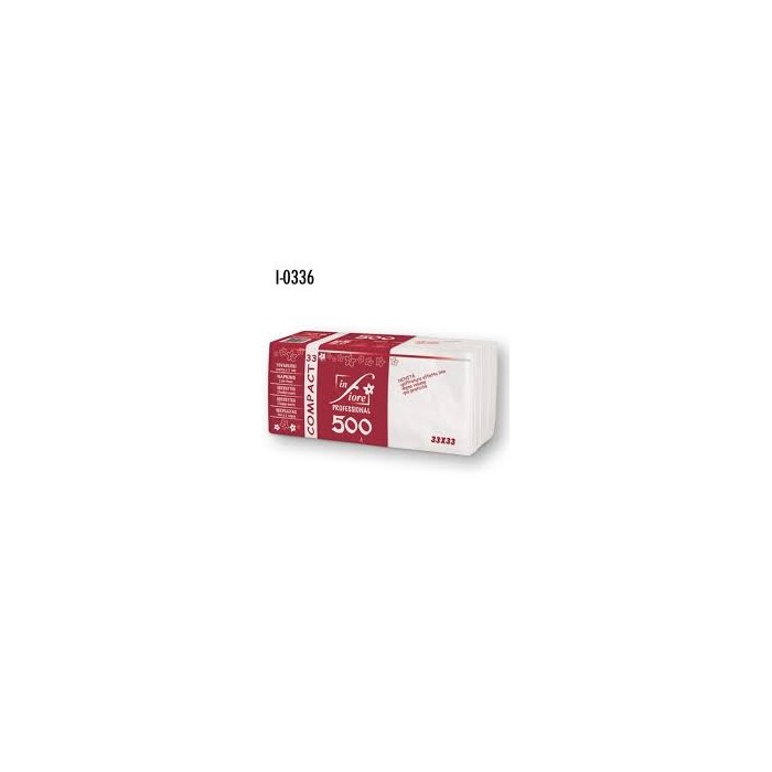TOVAGLIOLO 33x33 BIANCO 1V COMPACT INFIBRA (ct.10) PZ.500