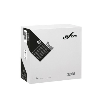 TOVAGLIOLO 38X38 2V PUNTA INFIBRA BIANCO (ct.36) PZ.40
