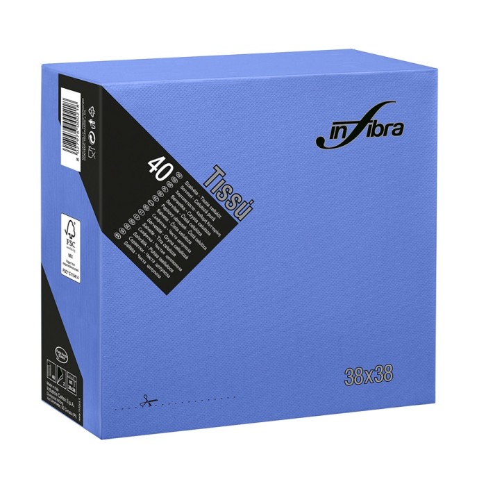 TOVAGLIOLO 38X38 2V PUNTA INFIBRA BLU (ct.36) PZ.40