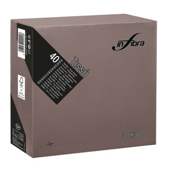 TOVAGLIOLO 38X38 2V PUNTA INFIBRA CACAO (ct.36) PZ.40