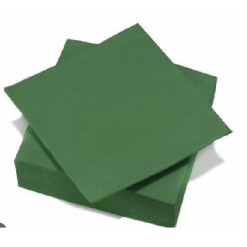 TOVAGLIOLO 25x25 (24x24) 2V VERDE FORESTA (ct.30) PZ.100