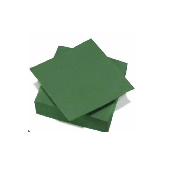 TOVAGLIOLO 25x25 (24x24) 2V VERDE FORESTA (ct.30) PZ.100