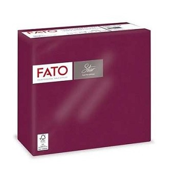 TOVAGLIOLO 38x38 2V PUNTA FATO BORDEAUX (ct.30) PZ.40