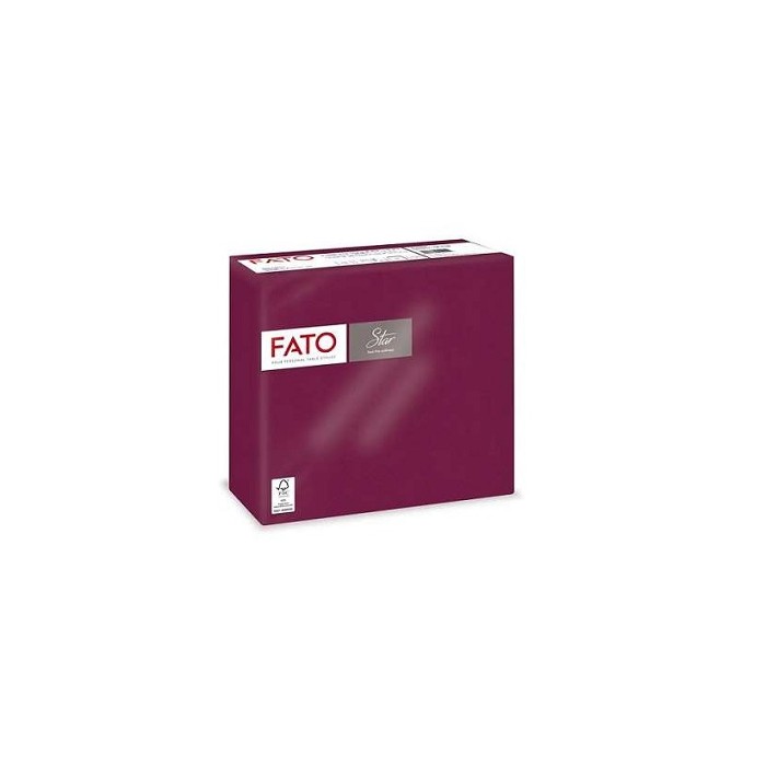 TOVAGLIOLO 38x38 2V PUNTA FATO BORDEAUX (ct.30) PZ.40