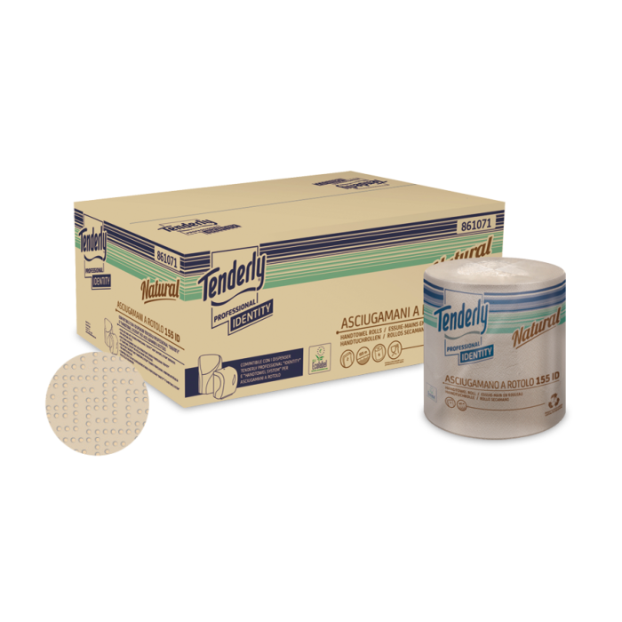 ASCIUGAMANI A ROTOLO TENDERLY NATURAL MT.155X6ROT.