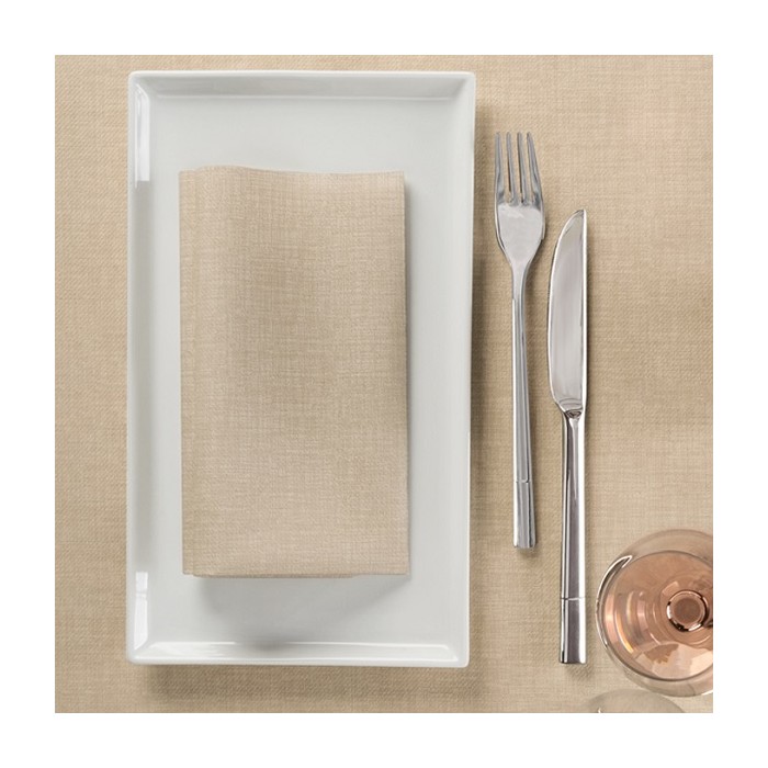 TOVAGLIOLO AIRLAID 30X40 FABRIC AVORIO (ct.24) PZ.50