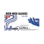 "NEW MED HI-RISK" GUANTI IN LATTICE BLU S/TALCO gr.18,5 (L) PZ.50