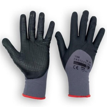 GUANTI DA LAVORO IN NYLON NERO "XXL 10" (ct.50) 1 PAIO