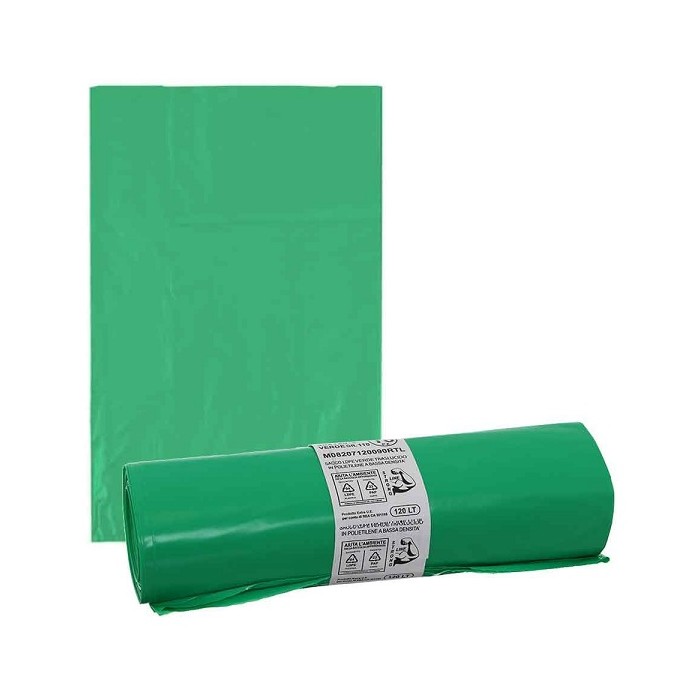 SHOPPER MINI BIO VERDE "gr.14" 24x45 KG.4