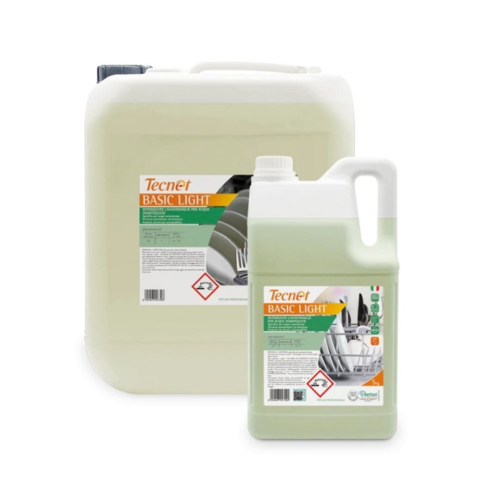 TECNET BASIC LIGHT Deterg. lavastoviglie x acque osmotizzate (ct.3) KG.5