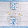 TOVAGLIOLO AIRLAID 40x40 "MEDITERRANEO AZZURRO" (ct.16) PZ.50