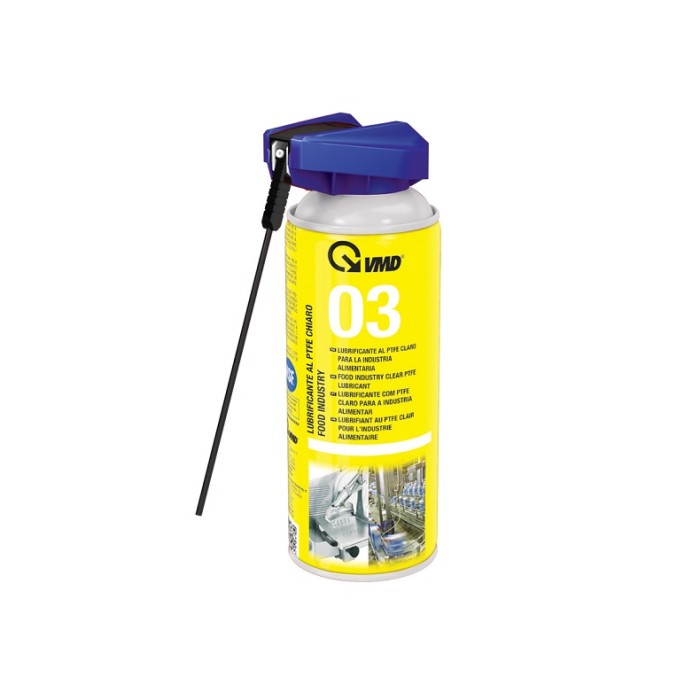 LUBRIFICANTE-SBLOCCANTE AL PTFE (x industria alim.) VMD03 (ct.12) ML.500