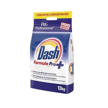 13 Kg - Dash Formula Pro+ Detersivo in Polvere Ultra Concentrato per Bucato - 500 Lavaggi - Azione Igienizzante Professionale