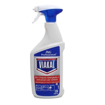 VIAKAL2in1 DETERGENTE ANTICALCARE BAGNO (ct.10) ML.750