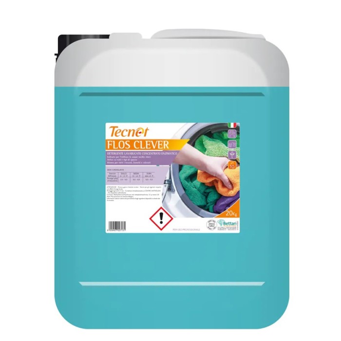 TECNET FLOS CLEVER Detergente lavabucato completo KG.20