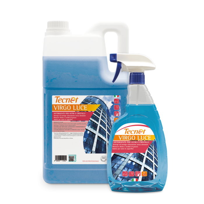 TECNET VIRGO LUCE (detergente vetri e cristalli) (ct.3) KG.5