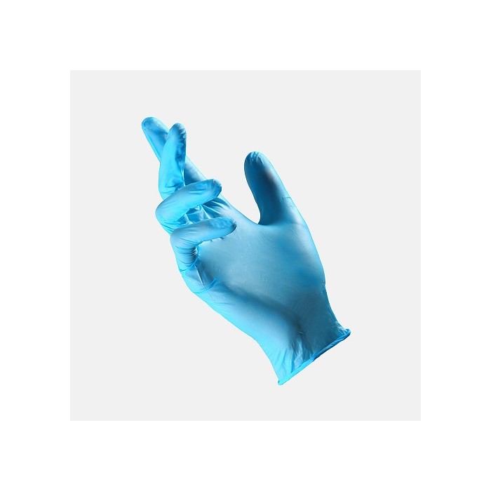 "PALMPRO" GUANTI IN NITRILE BLU S/TALCO "gr.3,5" (L) PZ.100