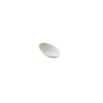 PIATTINO FINGER OVALE BIANCO IN POLPA 8x4,8x1,2/2,7/h (ct.20) PZ.50