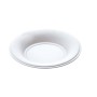 PIATTINO FINGER TONDO BIANCO IN POLPA Ø7,2x1h (ct.10) PZ.50