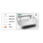 VASCHETTA ALLUMINIO 8 PORZ X COP "ICONT" (ct.4) PZ.100