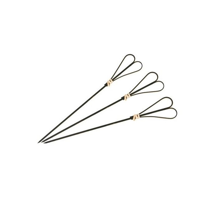 STECCHINO CUORE NERO IN BAMBOO CM.15 (ct.50) PZ.100