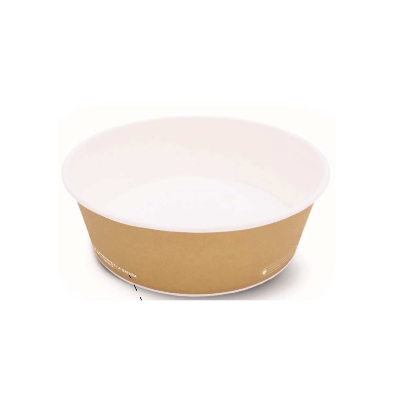 INSALATIERA IN CARTONCINO AVANA BIOCOMP ML.1200 (cop.17592) (ct.6) PZ.40