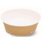 INSALATIERA IN CARTONCINO AVANA BIOCOMP ML.1200 (cop.17592) (ct.6) PZ.40