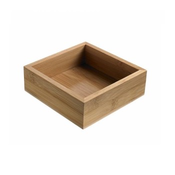 CONTENITORE BUFFET IN LEGNO 15,3x15,3x5h (ct.24) PZ.1