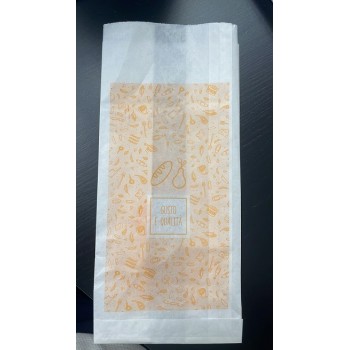 SACCHETTO IN CARTA KRAFT BIANCO "stampa salumeria" gr.36 14x30 PZ.1000
