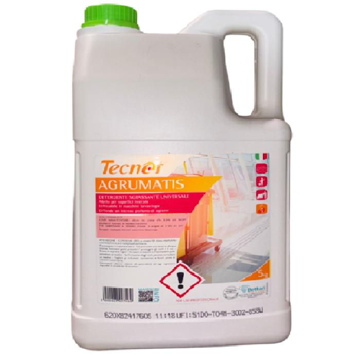 TECNET AGRUMATIS DETERGENTE SGRASSANTE LAVAPAVIMENTI (ct.3) KG.5