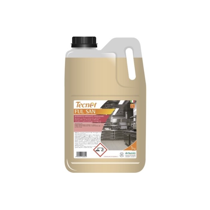 TECNET FULSAN SGRASSANTE IGIENIZZ. pavimenti/superfici HACCP (ct.3) KG.5
