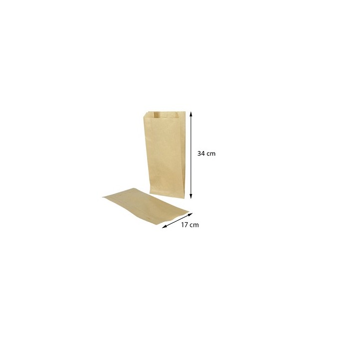 SACCHETTO ANTIGRASSO AVANA 17x34 gr.40 "gustandando" PZ.1000