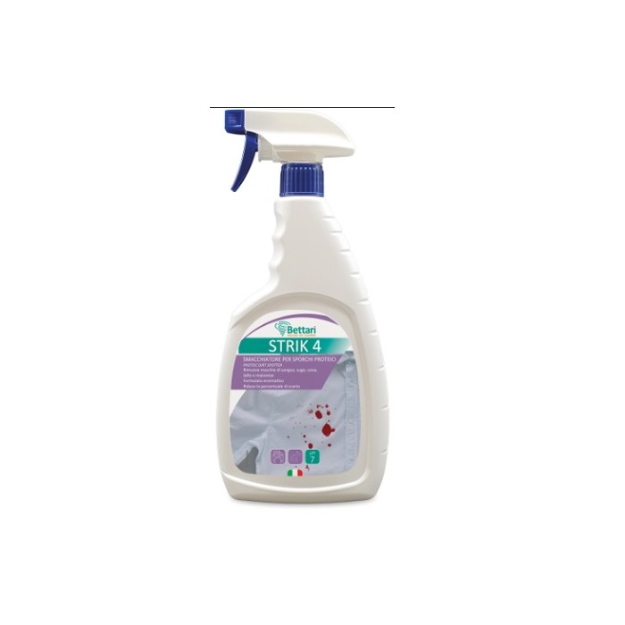 STRIK4 SMACCHIATORE PRETRATTANT TESSUTI (sporchi proteici) (ct.9) ML.750