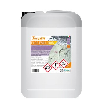 TECNET FLOS EMULSION Additivo Sgrassante Lavanderia KG.10