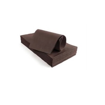 TOVAGLIE PIEGATE GOFFRATE IMPERMEABILI 100x100 BRIZ MARRONE PZ.250