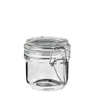 VASETTO IN VETRO C/COPERCHIO ML.200 (ct.4) PZ.12