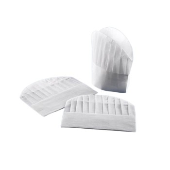 CAPPELLO CUOCO CHEF IN TNT "LEONE" CM.28,5x24 PZ. 25