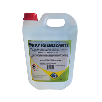 SPRAY IGIENIZZANTE ALCOLICO S/RISCIACQUO (ct.4) LT.5
