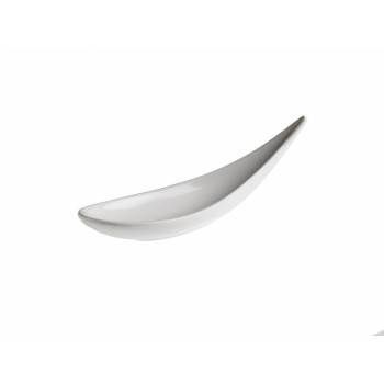 CUCCHIAIO FINGER BIANCO IN MELAMINA 14,5x4,5x1,5h (ct.96) PZ.1
