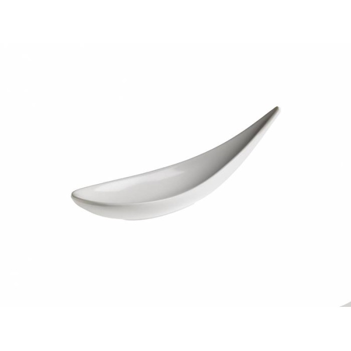 CUCCHIAIO FINGER BIANCO IN MELAMINA 14,5x4,5x1,5h (ct.96) PZ.1