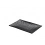 VASSOIO RETTANGOLARE NERO IN MELAMINA 30x21x3h (ct.12) PZ.1